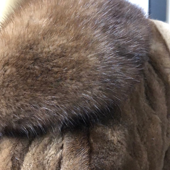 🌺🌺🌺 MANZARI BEAUTIFUL MINK FUR COAT SIZE 44